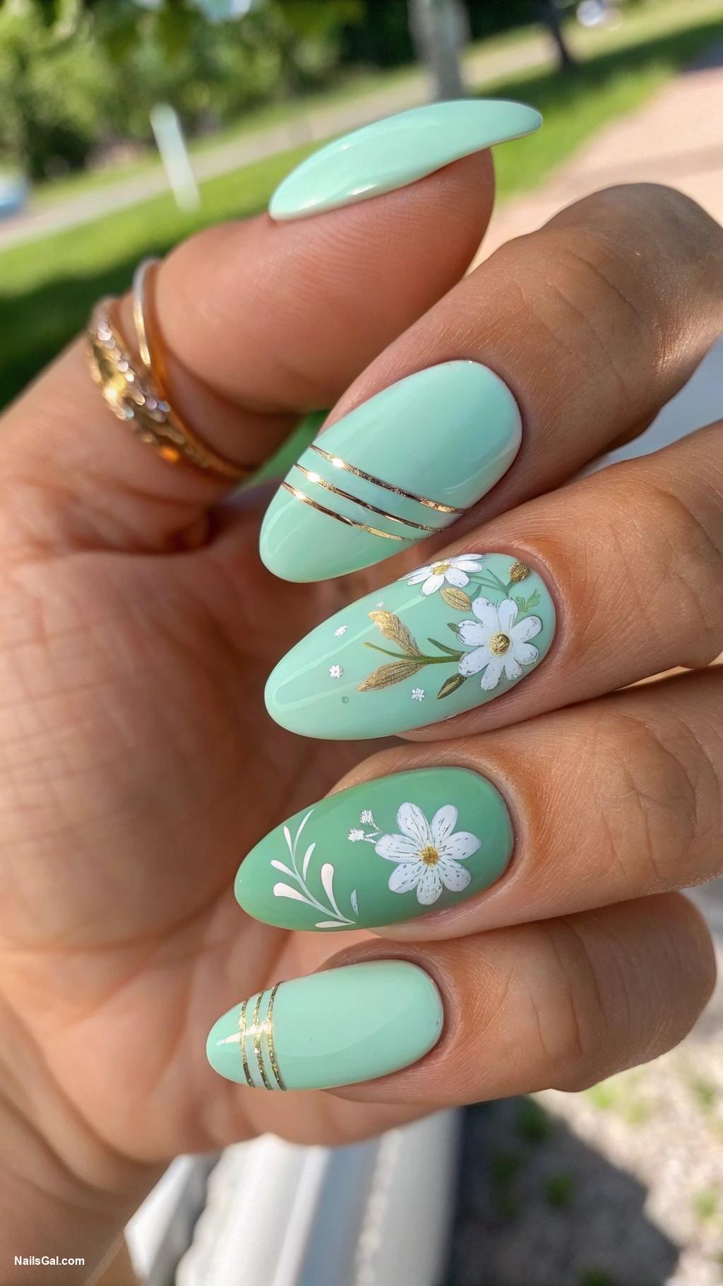 best summer nail colors Mint Green A refreshing pastel green that adds a cool vibe to summer nails