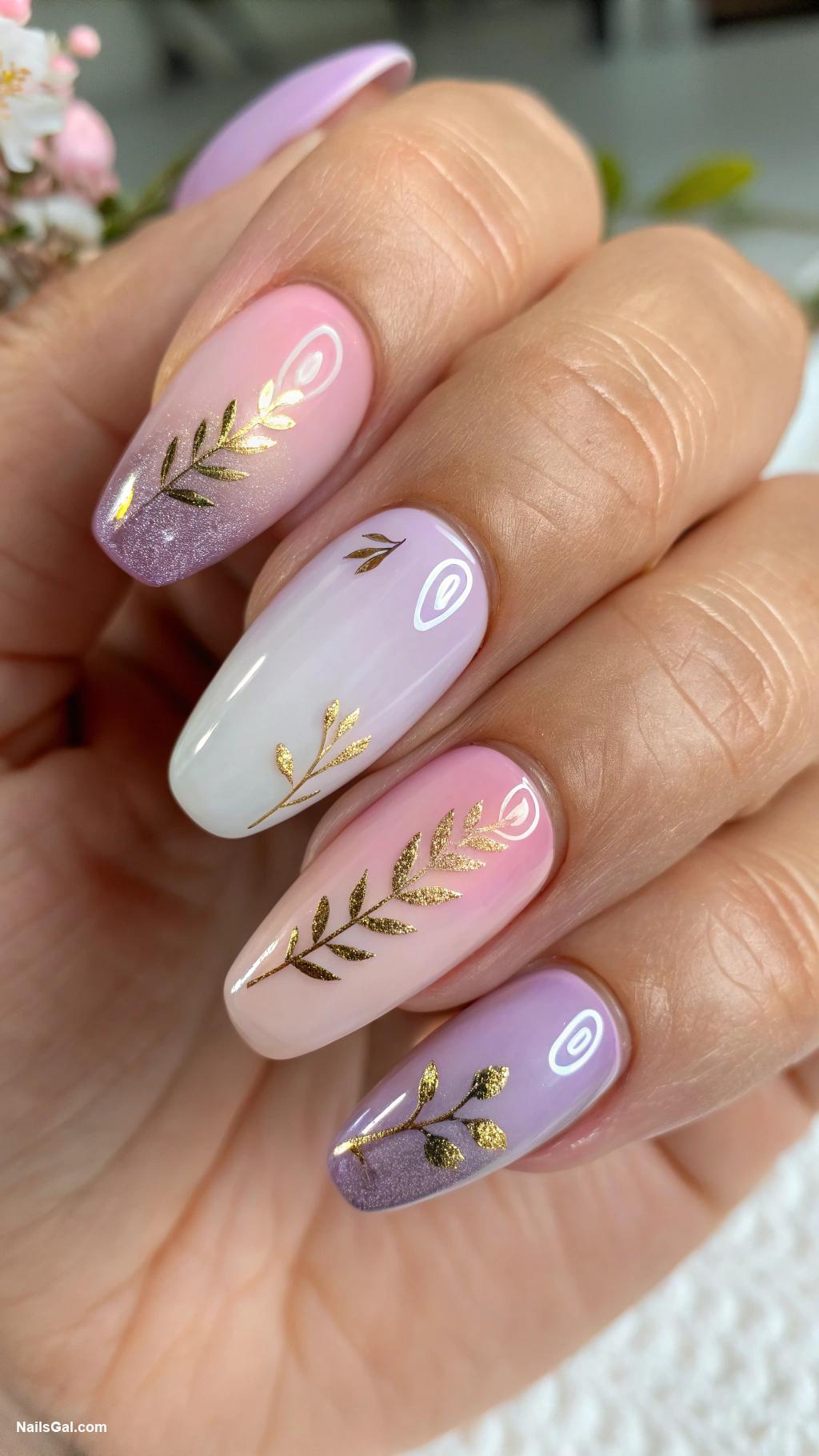 classy nails Ombre elegance with soft pastel colors