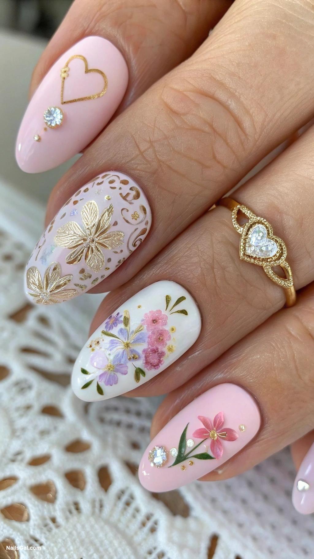 engagement nails Seasonal themes for celebration