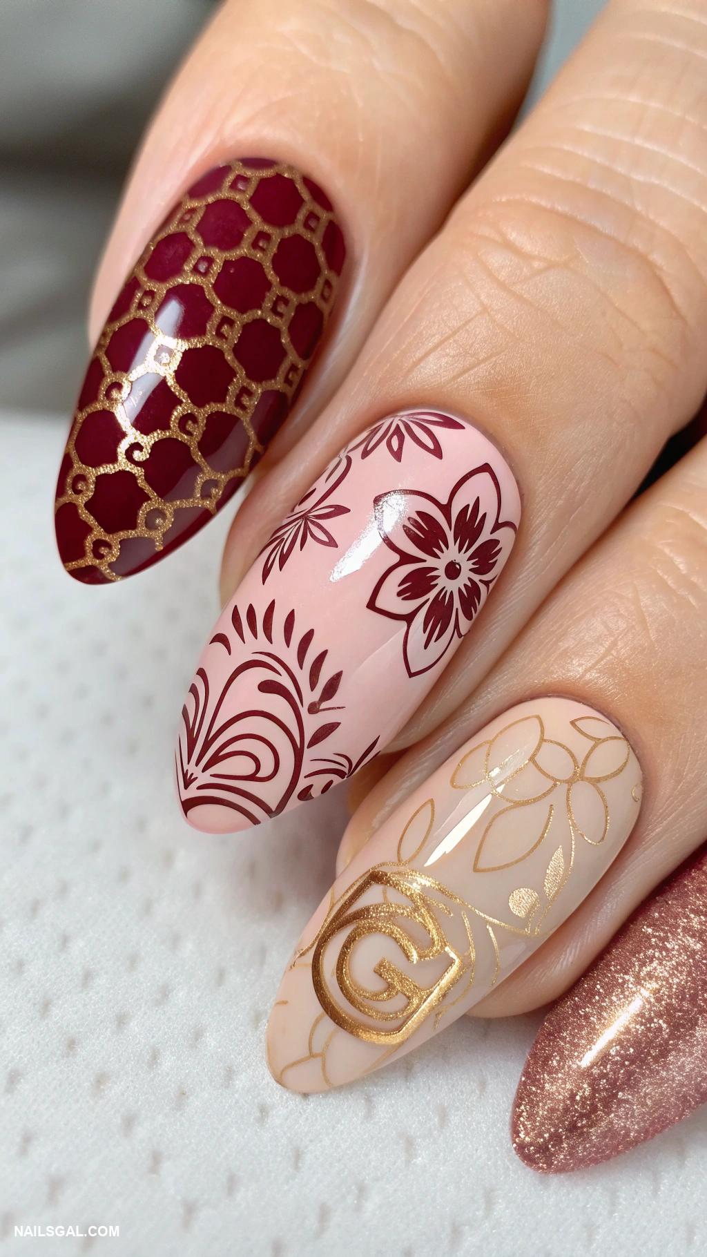 italy nails Milan fashion week inspired nail patterns