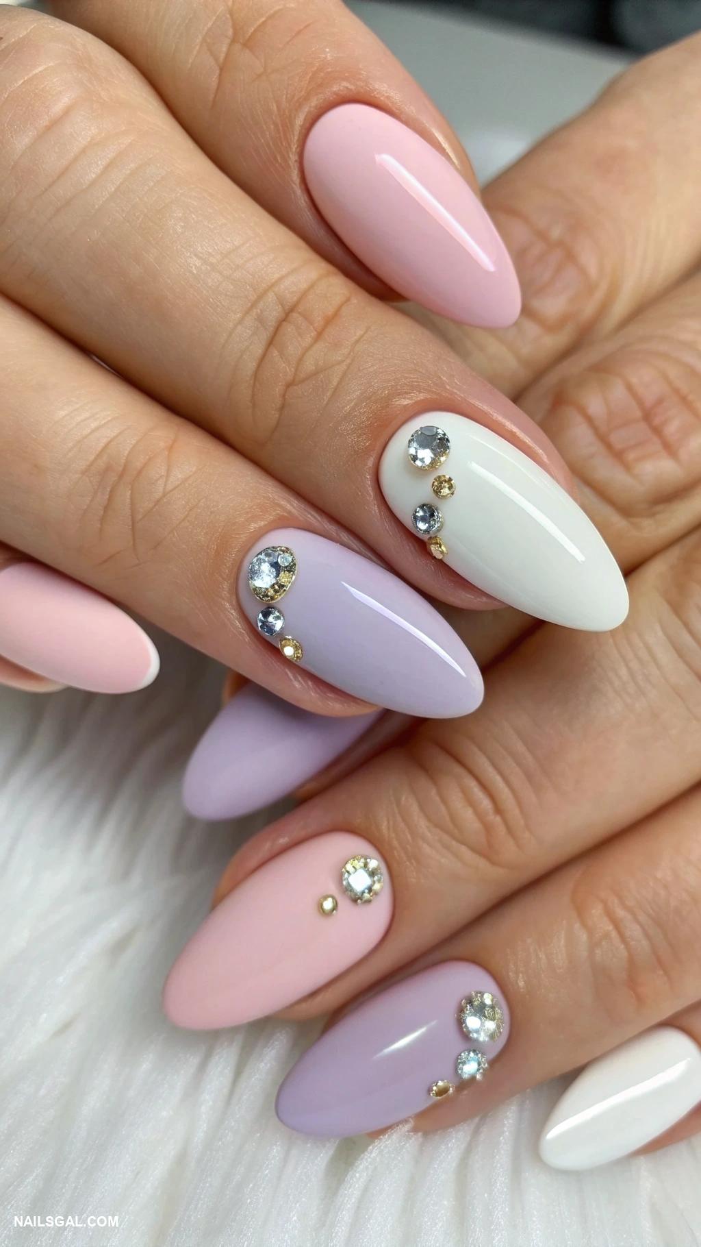 maine nails Matte finish with glossy tips